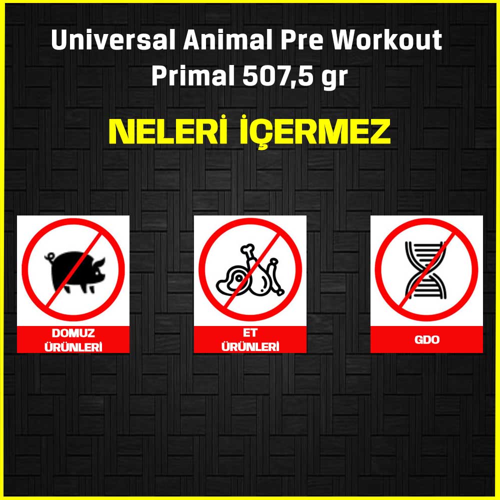 Universal Animal Pre Workout Primal 507,5 gr